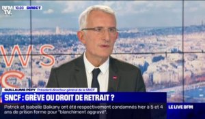 Le PDG de la SNCF Guillume Pépy dénonce "une grève surprise qui ne respecte pas la loi"
