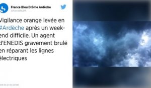 Un agent Enedis gravement brûlé par une ligne à haute tension, pendant les orages en Ardèche
