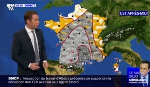 Un temps très pluvieux sur une grande partie de la France avec un épisode orageux particulièrement violent attendu dans le sud-est