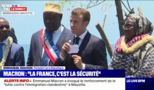 "L'avenir économique de Mayotte passe par la pêche" a assuré Emmanuel Macron