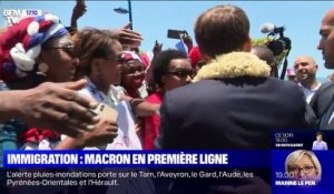 Emmanuel Macron à Mayotte: " Ne pas confondre asile et migration" (1/2) - 22/10