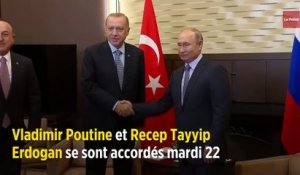 Accord russo-turc sur un contrôle de la frontière syrienne
