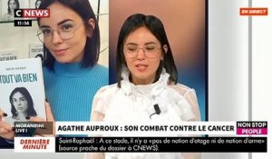 Agathe Auproux raconte son combat contre le cancer dans "Morandini Live" - VIDEO