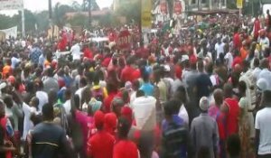 Manifestation contre un 3ème mandat en Guinée : l'arrivée de Cellou à la Tannerie et début de la marche