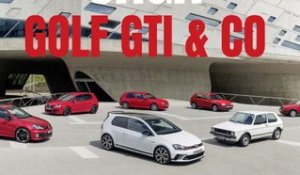 La saga des Volkswagen Golf GTI !