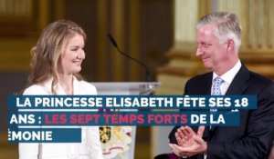 Les 18 ans de la princesse Elisabeth: les sept temps forts de la cérémonie
