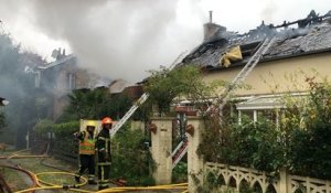 Une maison détruite par un incendie dans le centre-ville de Dinan