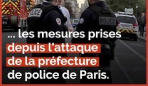 7 policiers désarmés et 33 signalements depuis l’attaque à la Préfecture de police de Paris, détaille Didier Lallement