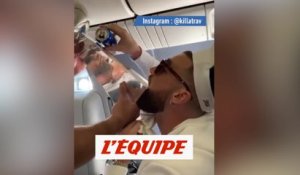 Travis Kelce invente le Lombardi Luge - Foot US - Super Bowl