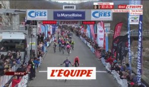 L'arrivée remportée par De Bondt - Cyclisme - Etoile de Bessèges - 3e étape