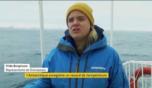 Un record de température en Antarctique inquiète