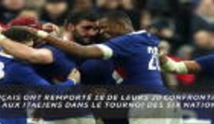 RUGBY : Six Nations : 2e j. - France-Italie en chiffres