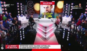 Le monde de Macron: Interview dans Valeurs actuelles, le choix de Macron fait polémique – 31/10