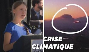 Les images de ce nouvel incendie en Californie qui interpelle Greta Thunberg
