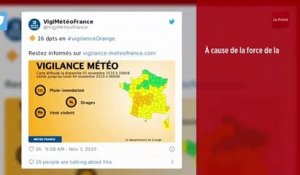 La tempête Amélie frappe de plein fouet une bonne partie de la France