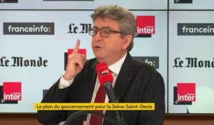 Jean-Luc Mélenchon : "Si les gens s'en vont de Seine-Saint-Denis, je ne crois pas que ce soit pour des raisons d'argent mais d'usure, de fatigue, de difficulté à se voir un avenir possible. Ne croyez pas que l'argent règle tout"