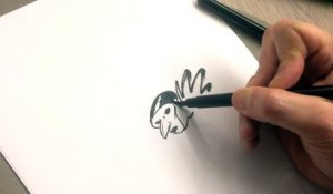 Comment dessiner "L'Homme gribouille", la leçon de dessin de Frederik Peeters