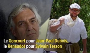 Le Goncourt pour Jean-Paul Dubois, le Renaudot pour Sylvain Tesson