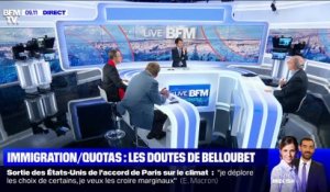 Immigration/quotas : les doutes de Belloubet - 06/11