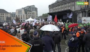 L'Avenir - Manifestation de policiers à Liège - 1