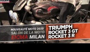 TRIUMPH ROCKET 3 GT et R - Nouveautés Salon Milan EICMA