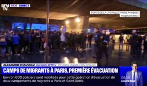 Évacuation de camps de migrants à Paris: le Préfet de police "ne tolérera pas de réinstallation"