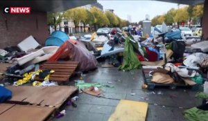 Paris : plus de 1.600 personnes évacuées de deux campements de migrants