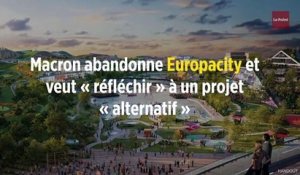 Macron abandonne Europacity et veut « réfléchir » à un projet « alternatif »
