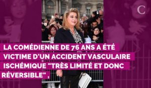 Catherine Deneuve victime d'un accident vasculaire : l'actrice "se repose" et "réagit bien au traitement"