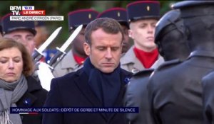 11-Novembre: Emmanuel Macron rend hommage aux soldats morts en opérations extérieures