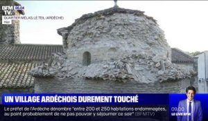 Murs écroulés, fissures... Les images des dégâts au Teil en Ardèche après le séisme