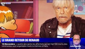 Renaud est de retour avec sa nouvelle chanson "Les animals", dans un clip illustré par Zep