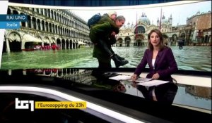 L'Eurozapping du 23h : Cyber-attaque en Grande-Bretagne, Venise sous les eaux