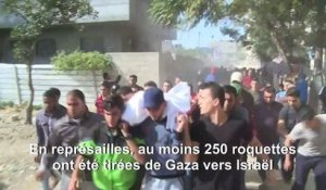 Frappes israéliennes, roquettes palestiniennes: la spirale de la violence est de retour