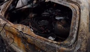 Une vingtaine de voitures brûlent dans un incendie à Herve