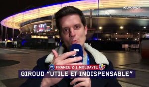"Même maladroit, Giroud est indispensable aux Bleus"