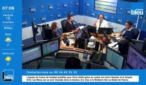 La matinale de France Bleu Occitanie - Emission du vendredi 15 novembre 2019