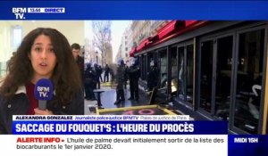 Un homme et une femme sont jugés pour avoir volé des couverts et un tabouret lors du saccage du Fouquet's en mars dernier