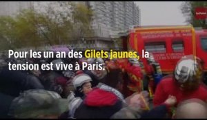 Heurts à Paris pour le premier « anniversaire » des Gilets jaunes