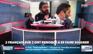 Dupin Quotidien : Deux Français sur trois ont renoncé à se faire soigner - 18/11