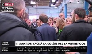 Le Président Emmanuel Macron est de retour ce matin à l'usine Whirlpool à Amiens après sa fermeture: "J'ai dit la vérité" - Vidéo