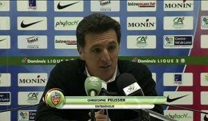 La réaction de Christophe Pelissier après Châteauroux - FC Lorient (1-3) 19-20