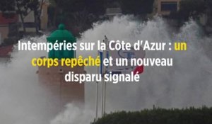 Intempéries sur la Côte d'Azur : un corps repêché et un nouveau disparu signalé