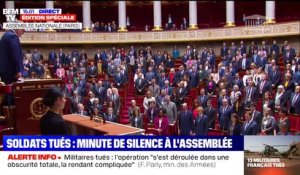 L'Assemblée nationale rend hommage aux 13 militaires français morts au Mali