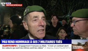 L'émotion des habitants de Pau venus rendre hommage aux 7 militaires basés dans la ville et morts au Mali