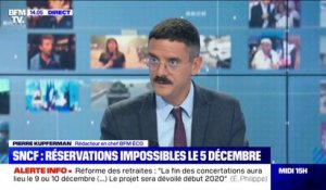 La SNCF bloque les réservations de trains pour les 5 et 6 décembre… voire au-delà sur certaines lignes