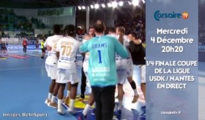 Handall en direct : 1/4 de Finale, coupe de la Ligue, USDK vs Nantes