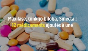 Maxilase, Ginkgo biloba, Smecta : 12 médicaments ajoutés à une « liste noire »