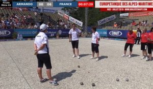 Finale dames FRANCE vs ARMANDO : Europétanque des Alpes-Maritimes 2019