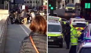 London Bridge bouclé par la police après une attaque à l'arme blanche